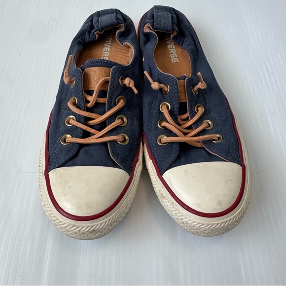 Converse Dark Blue and Beige Sneakers - Picture 4 of 9